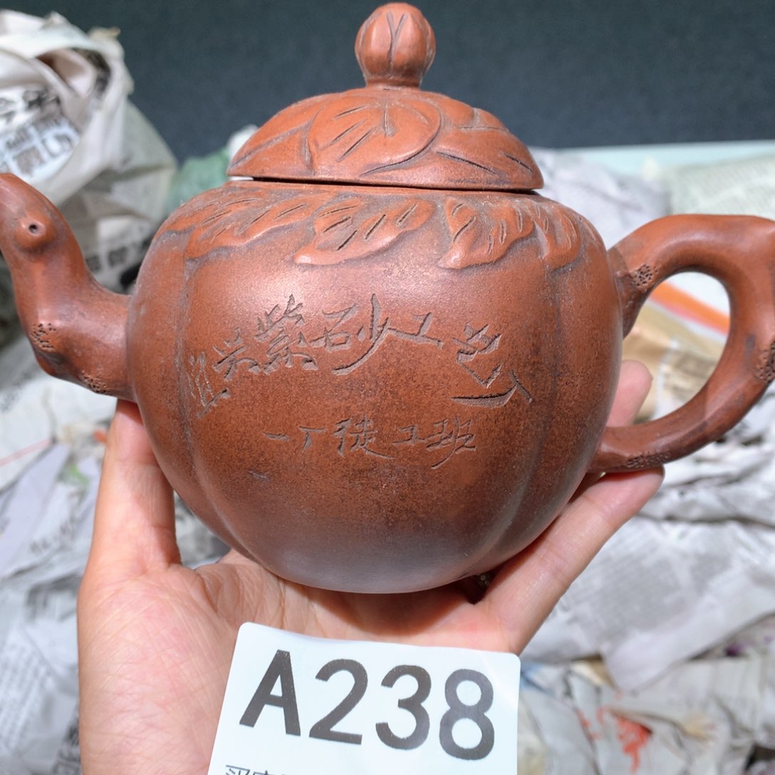 茶壶粗砂紫砂茶壶238