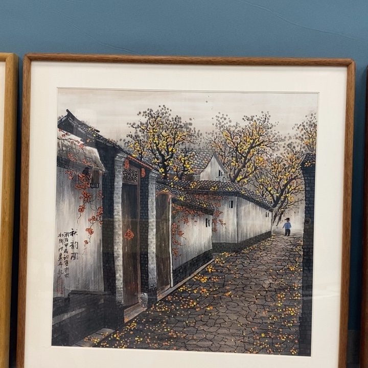 国画张绪洪。     