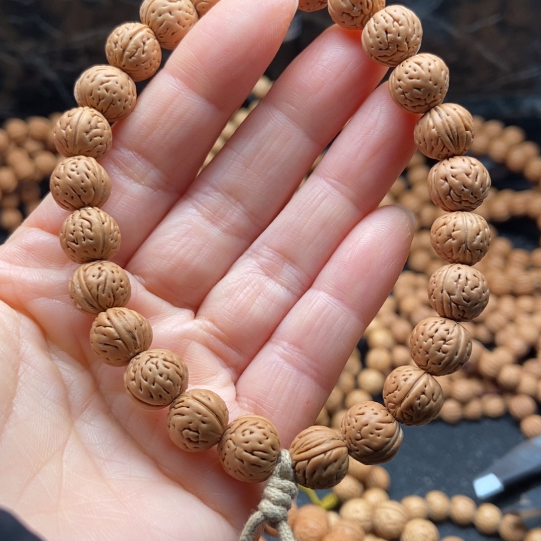野生桃核密纹满天星纹10尺原皮全品