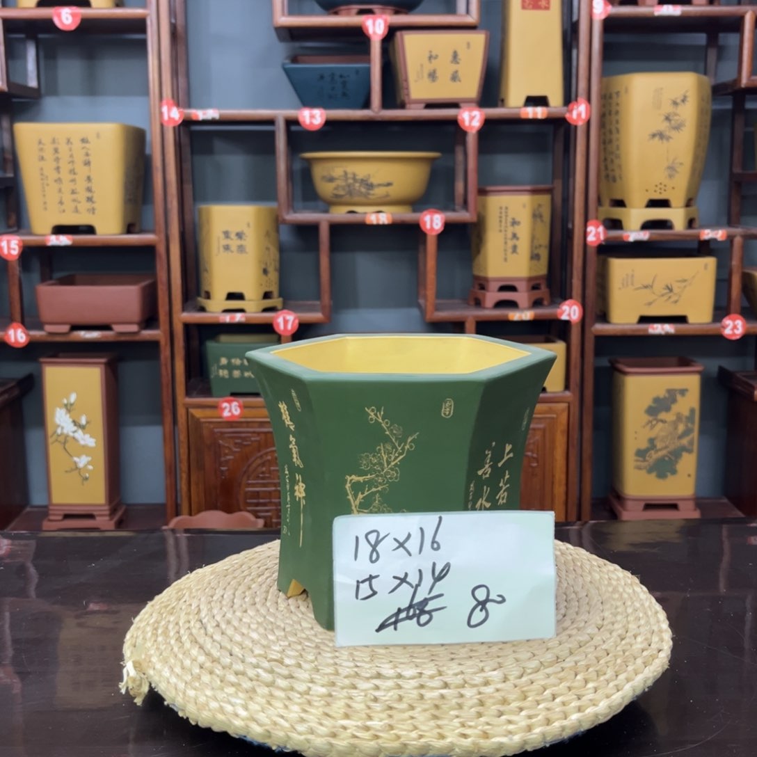 紫砂花盆紫砂花盆