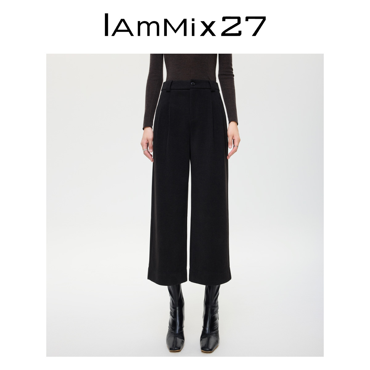 Iammix27百搭高腰休闲裤Z5D7022
