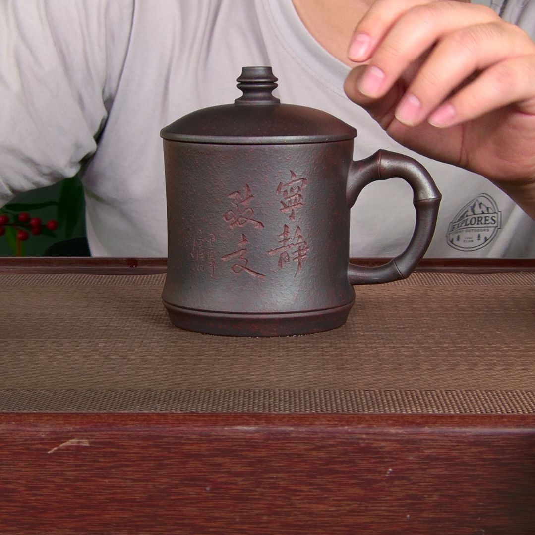 茶杯紫砂高货放漏
