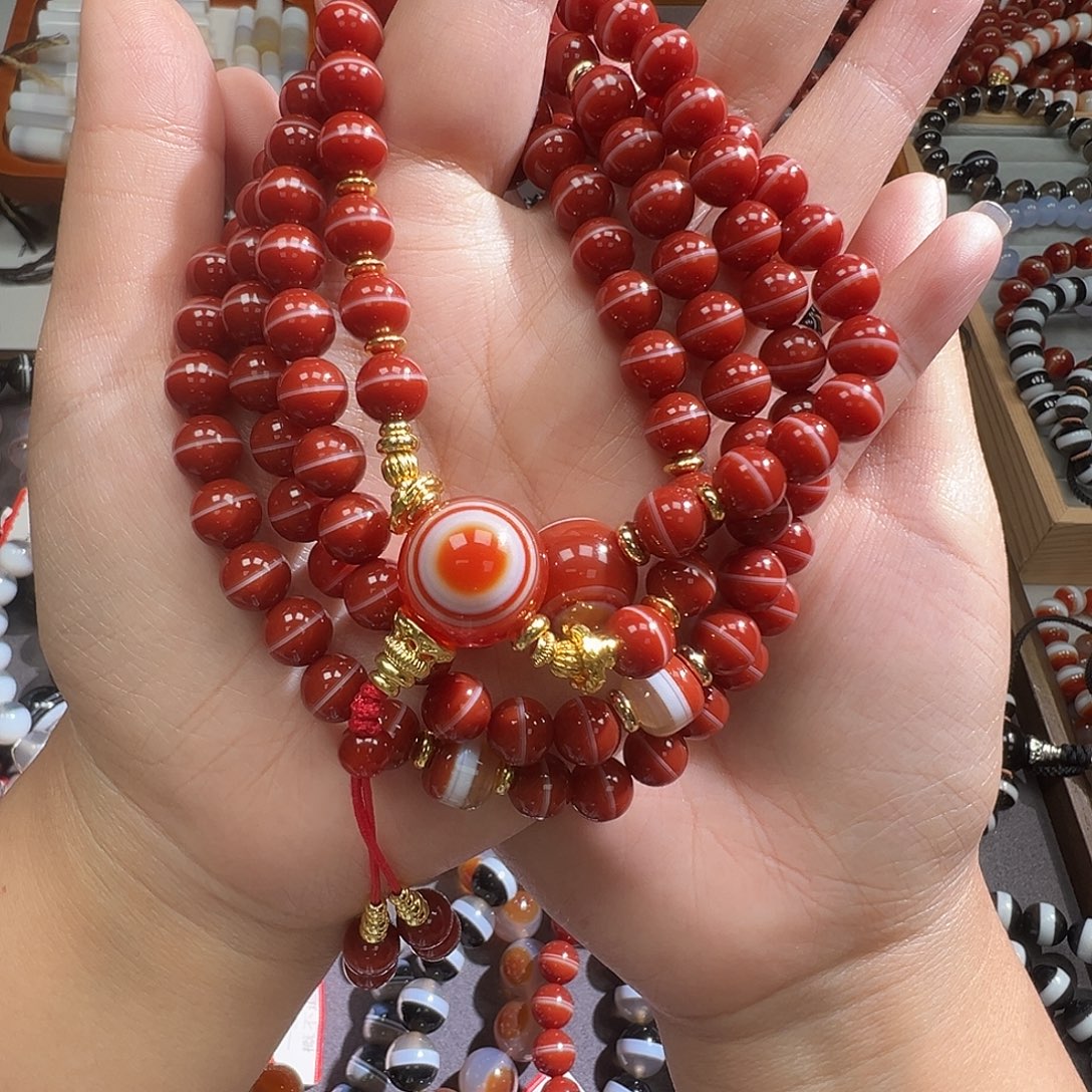 玛瑙/玉髓合金手串