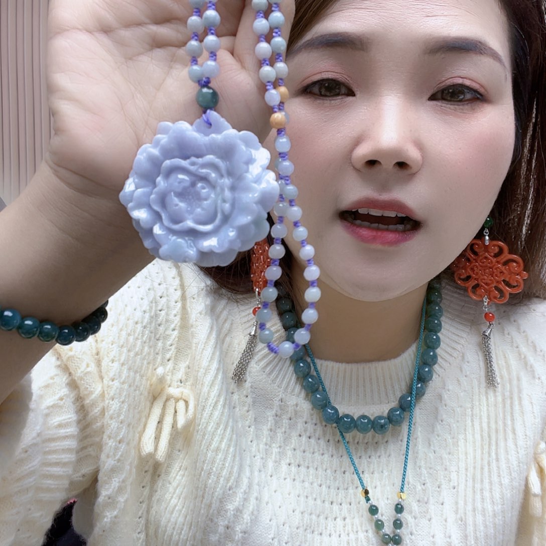 花岗石纯铜锡合金纯铜项链