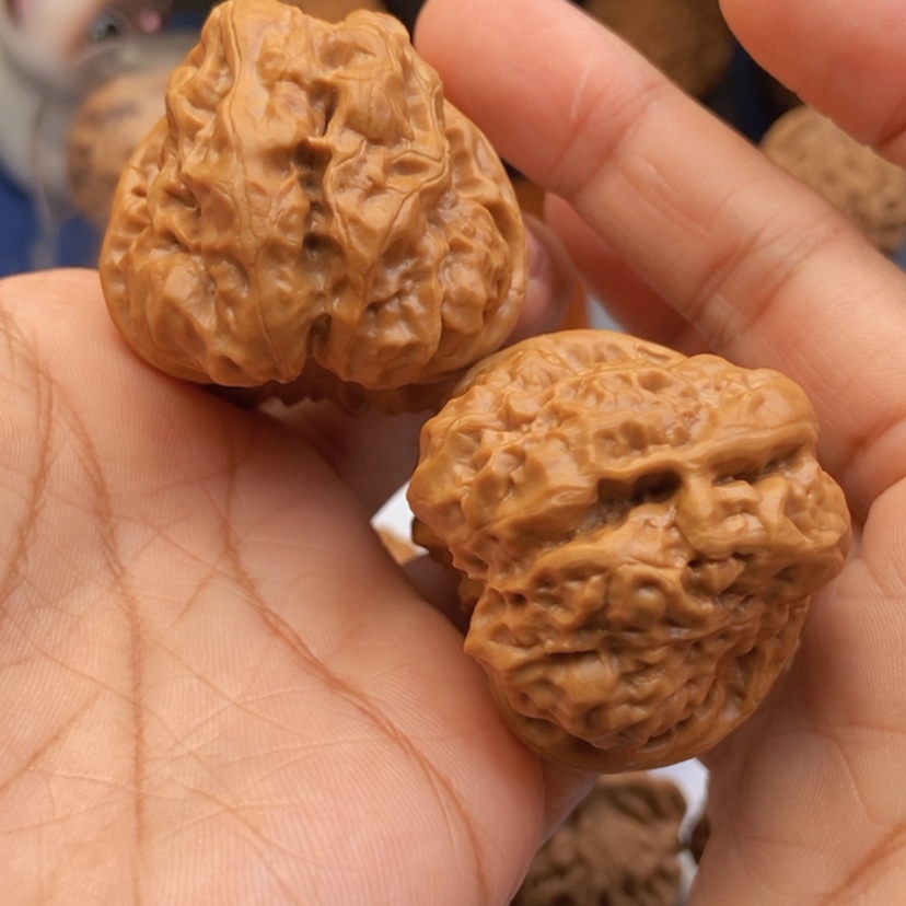 【闪购商品】文玩核桃把件40三角蛙