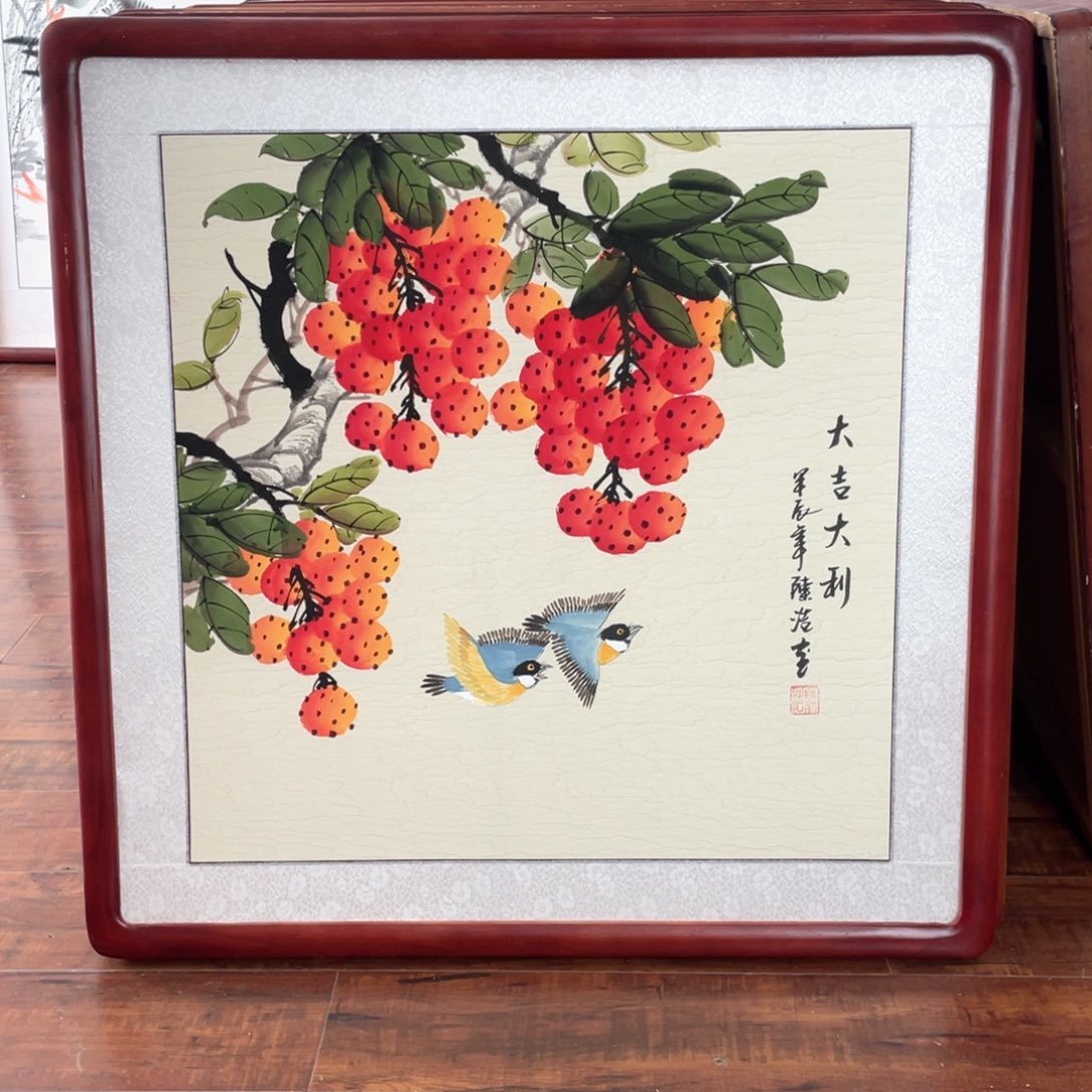 国画带框尺寸63*63厘米