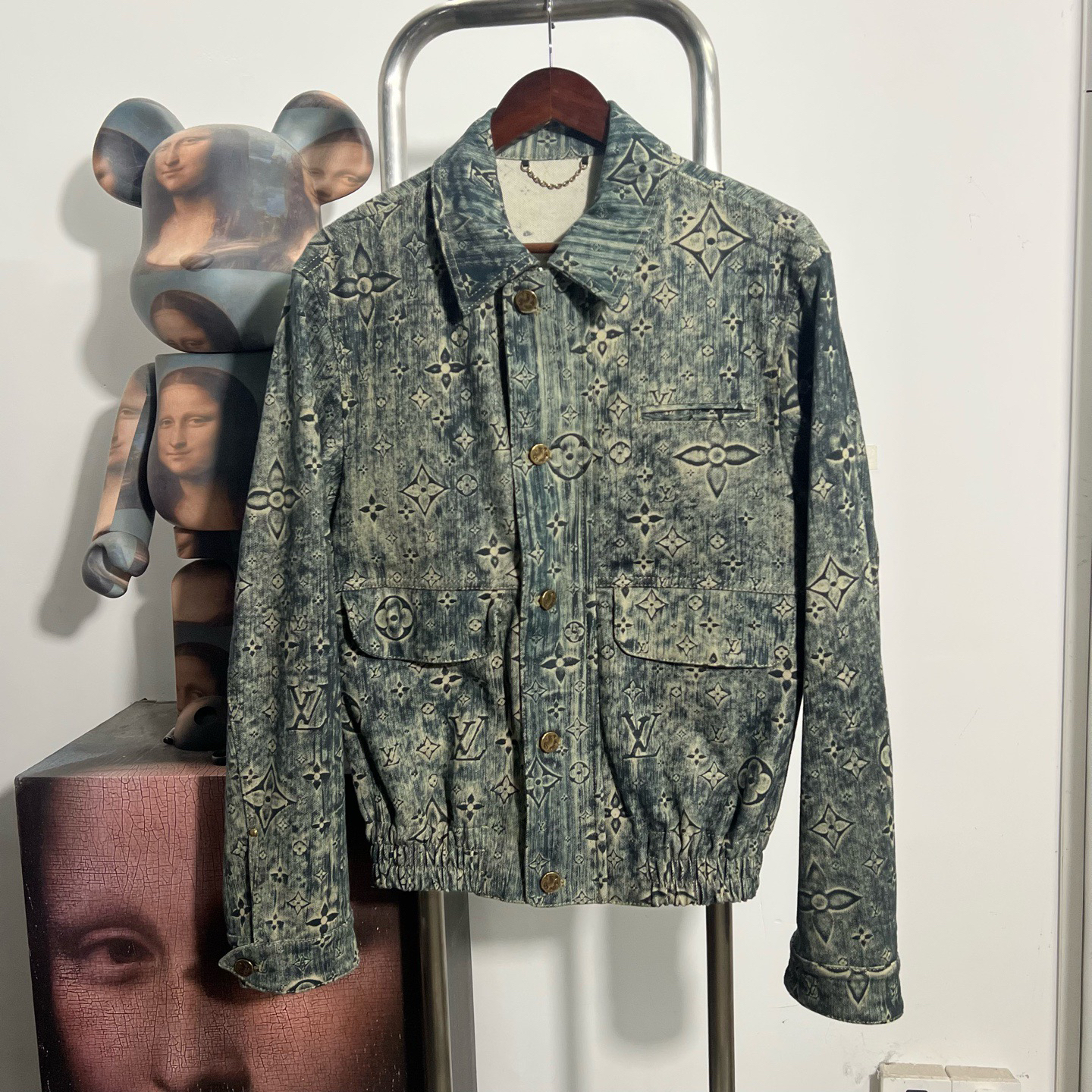 未使用 LouisVuitton/路易威登 牛仔外套 AA1014 44衣长65 胸围55