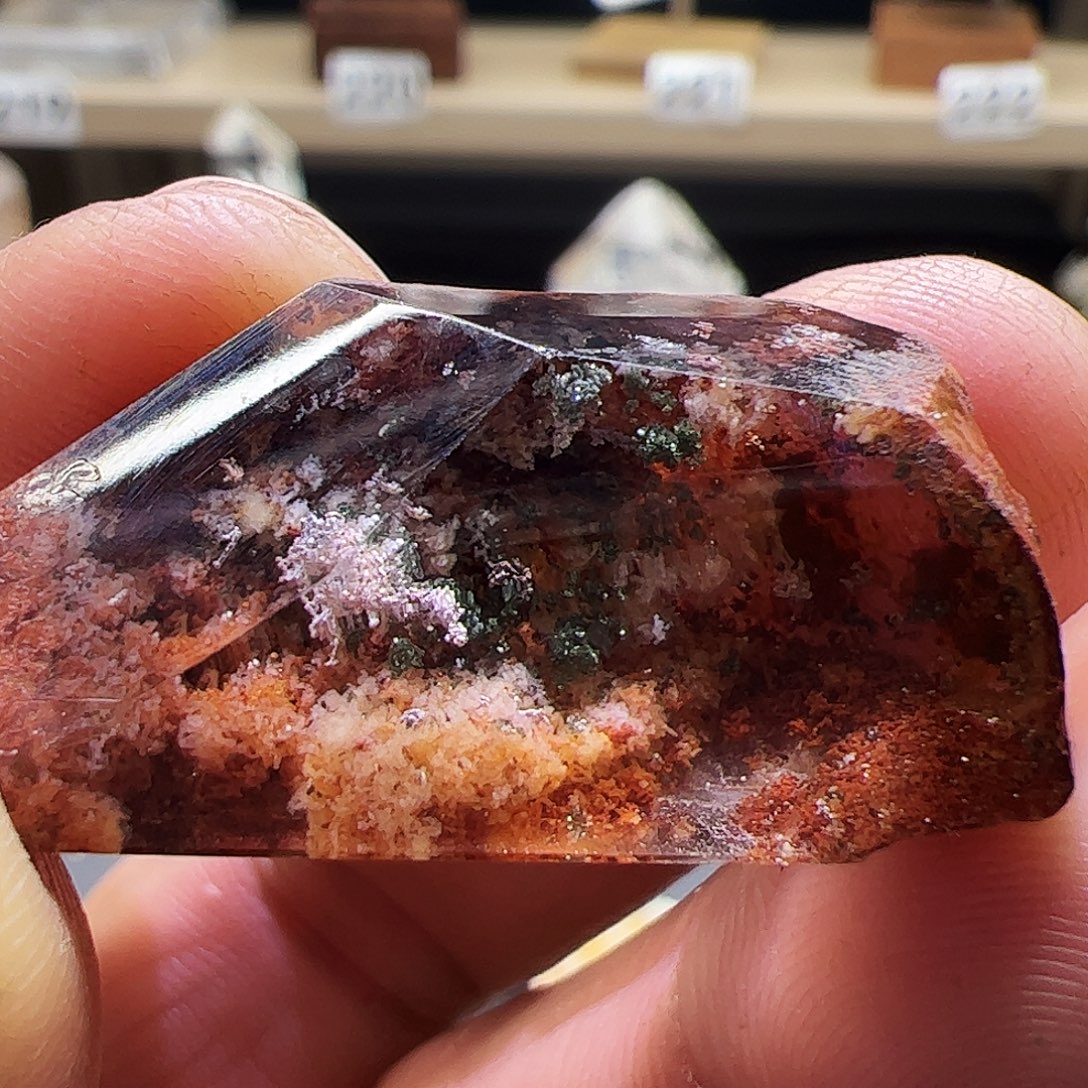 7***y石四季幽灵水晶摆件，