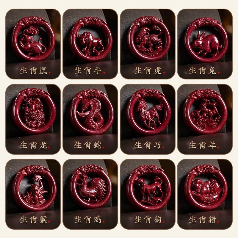 非金属亚克力吊坠 十二生肖本命年男女款守护挂件守护神菩萨