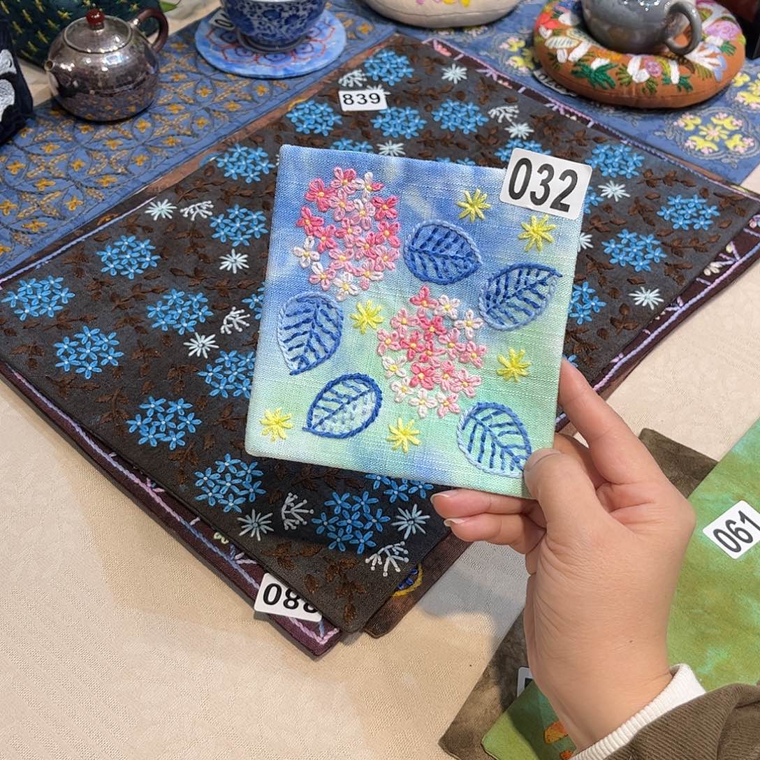 刺子绣杯垫美美价