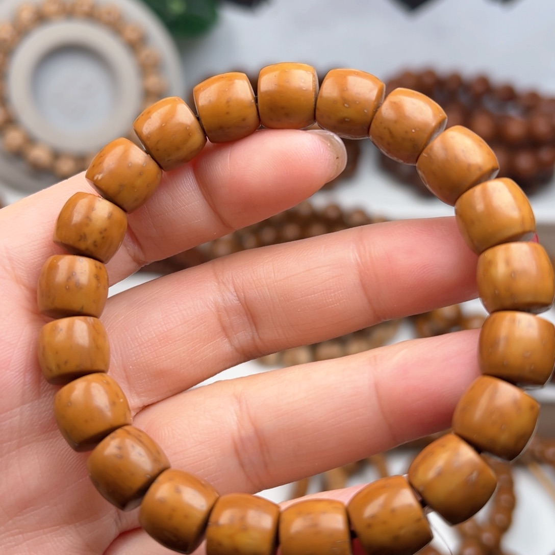 紫金鼠手串10.5实心直切练手款