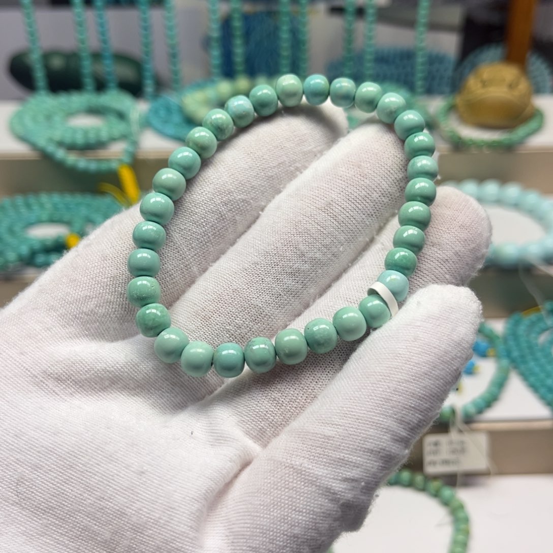 绿松石未镶嵌手链