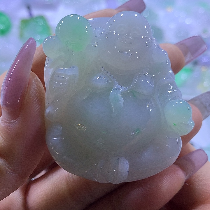 翡翠未镶嵌颈饰天然翡翠A货吊坠