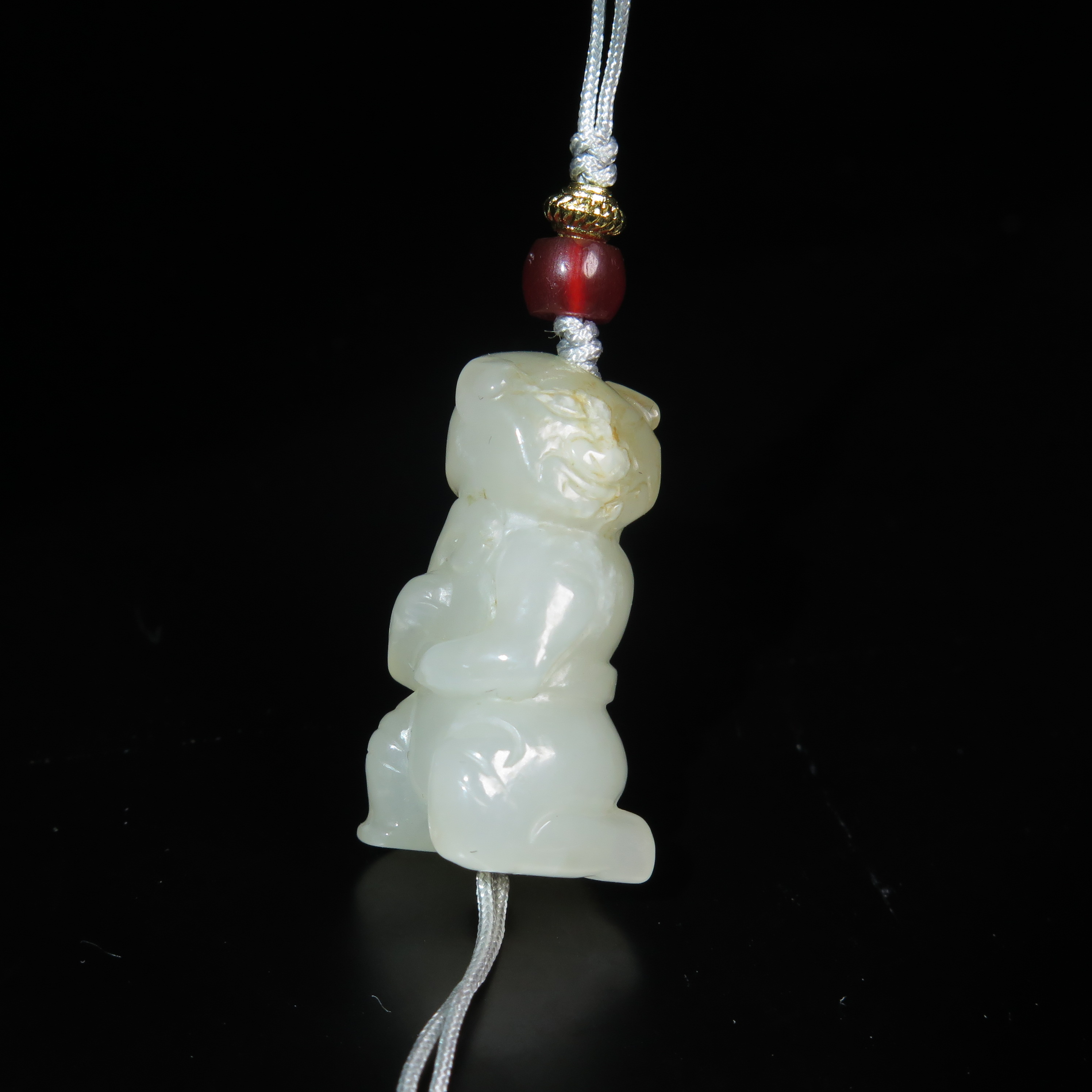 清代玉方向氏挂件/MZ058349/和田玉/民族文物