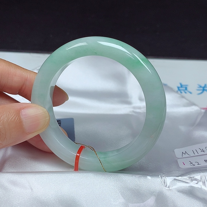 未镶嵌手镯翡翠52圈4853