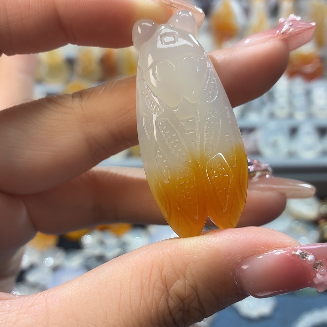 玛瑙/玉髓未镶嵌吊坠(不含链)