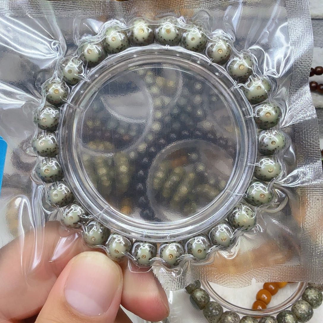 星月菩提手串80高端卡姿兰大眼睛糯冰星月菩提单圈10×8