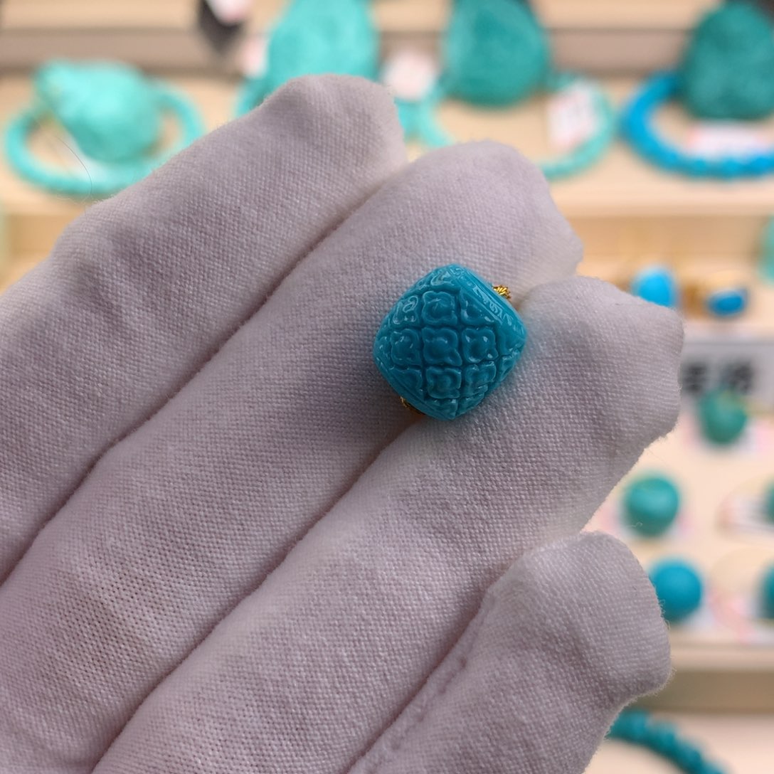 绿松石珠宝奇石未镶嵌10.3−10.9