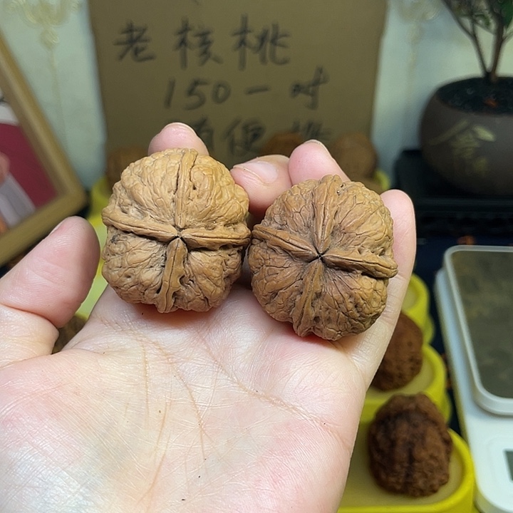 把件文玩核桃23、帝王四棱40