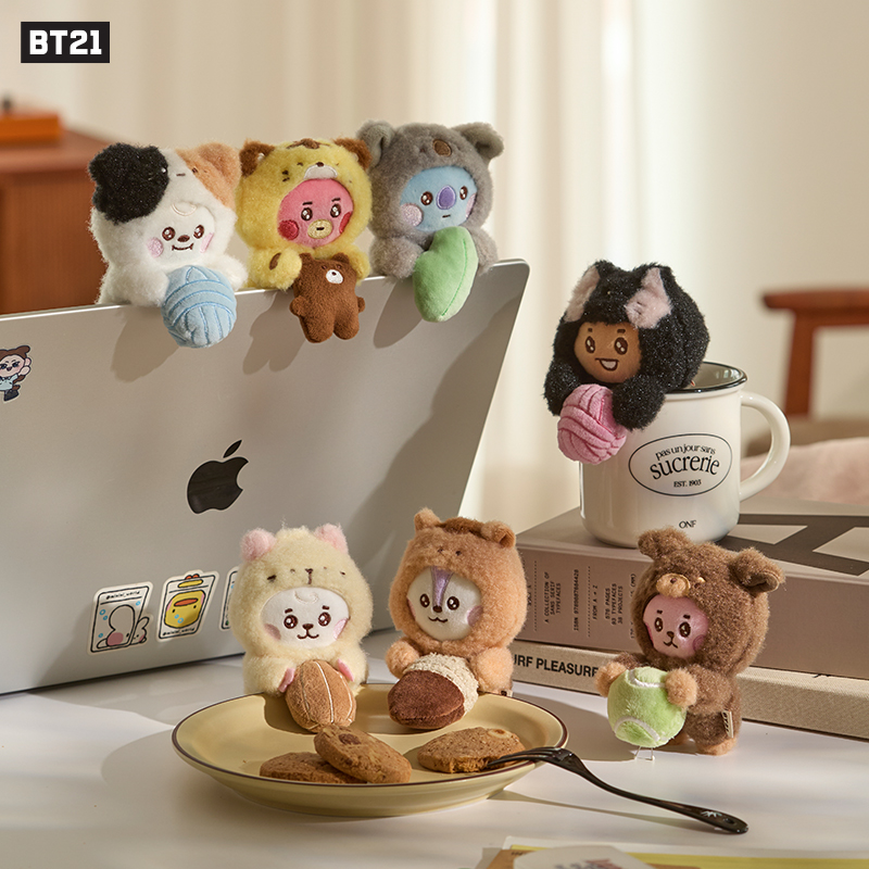 【新品】BT21动物园2.0系列 显示器毛绒玩偶 LINE FRIENDS