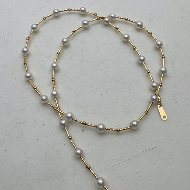 海水珍珠颈饰18K金镶嵌