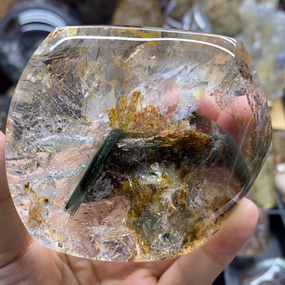 水晶未镶嵌珠宝半成品