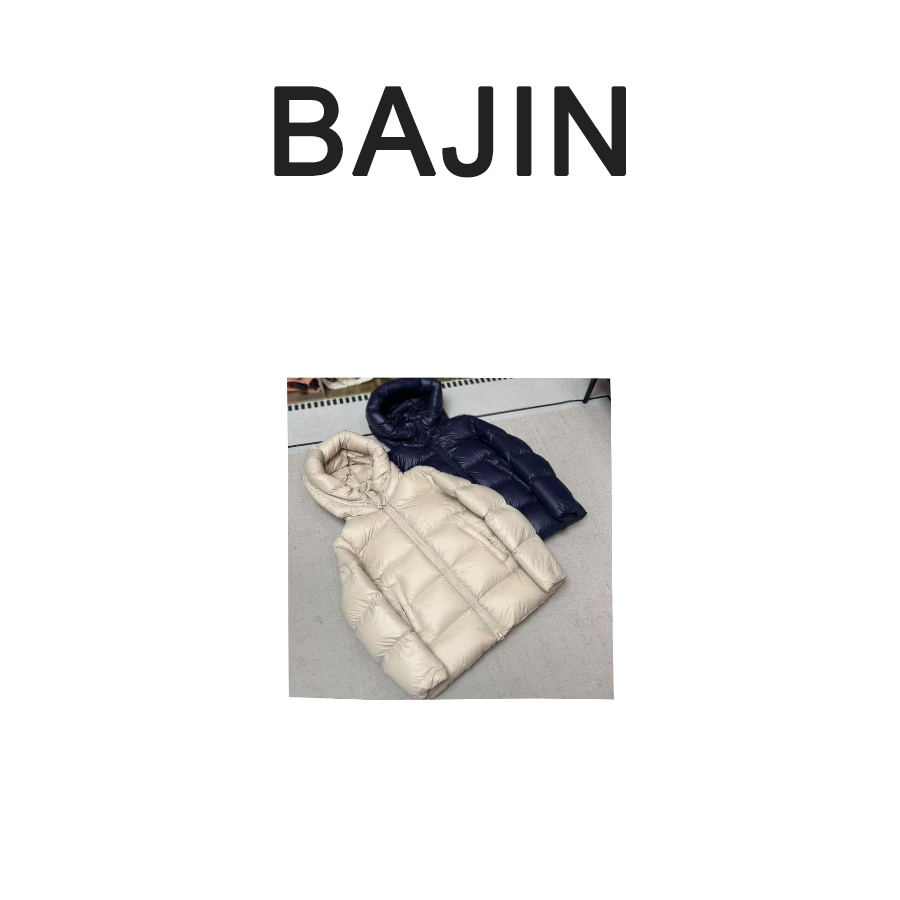 B2628【冬季新款芭金高端90白鹅绒保暖连帽简约舒适羽绒服】
