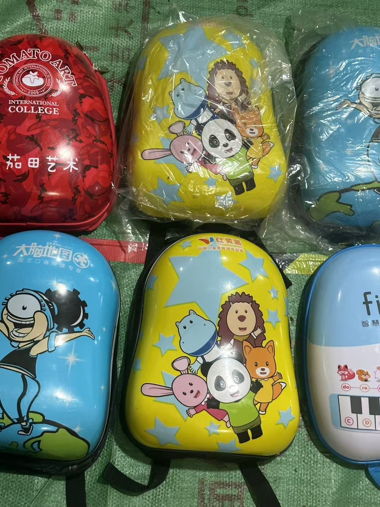 外贸幼儿园儿童硬壳书包背包甲壳虫书包双肩包