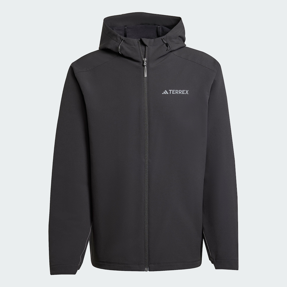 【玖伍AD】MULTISOFTSHELL JACKET户外保暖运动连帽夹克外套JV6233