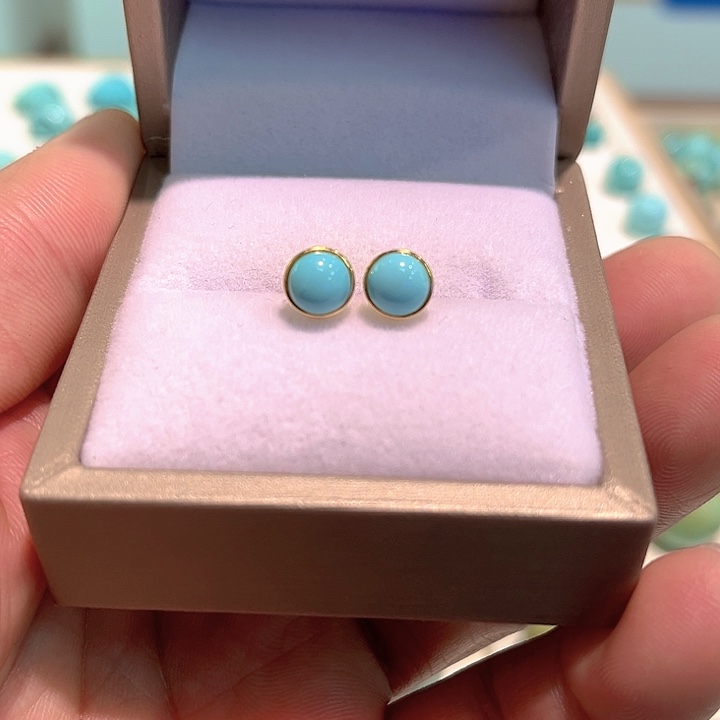 绿松石银S925镶嵌珠宝奇石