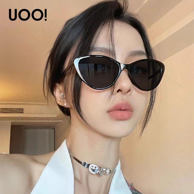 uoobox猫眼墨镜女防晒2025新款高级感太阳眼镜防紫外线 TR7212A