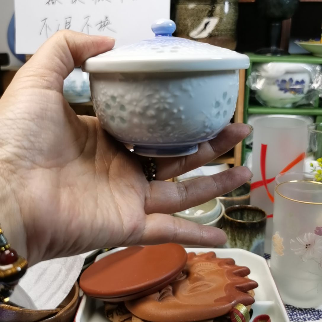 紫砂茶案陶瓷杯子碟子小碗
