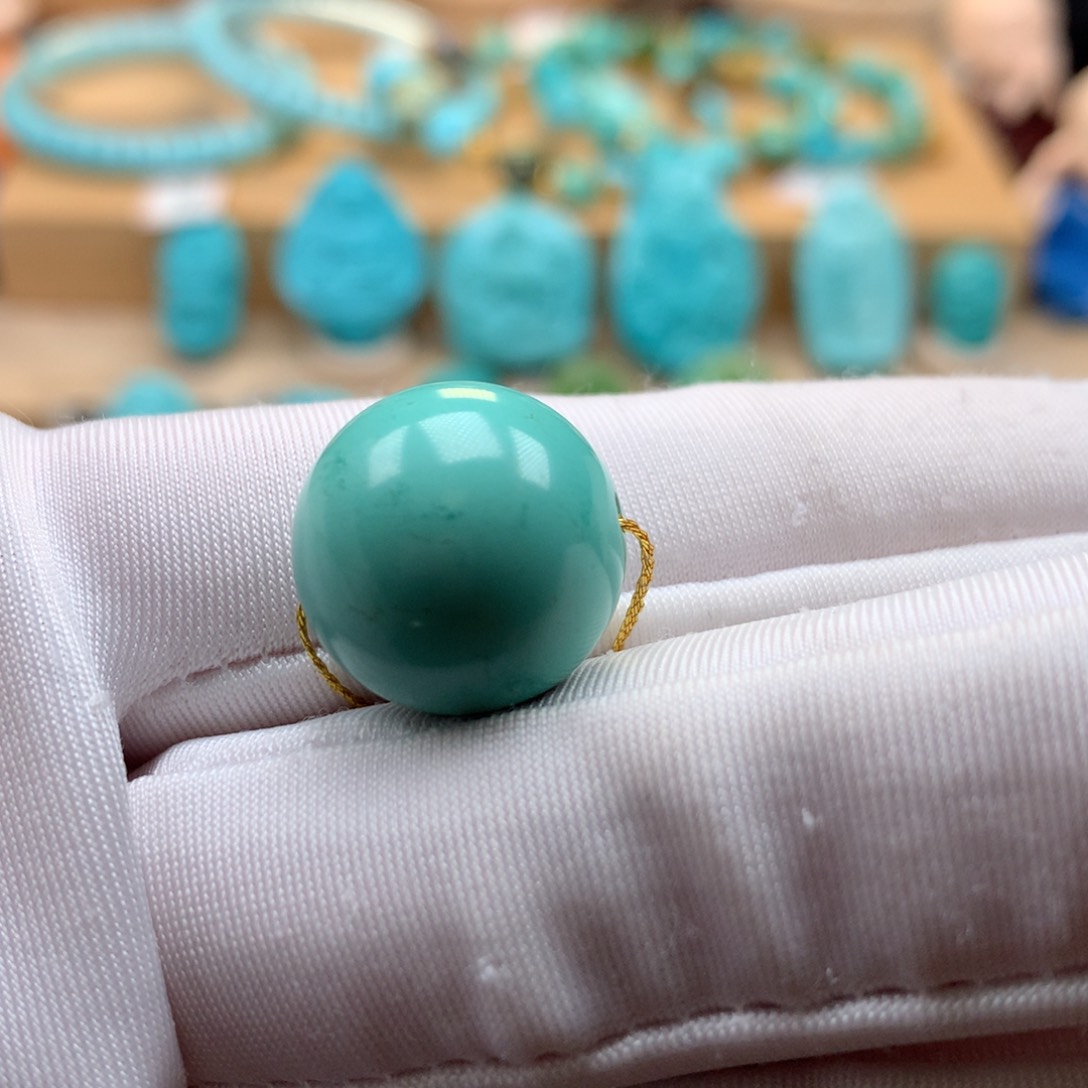 绿松石珠宝奇石未镶嵌