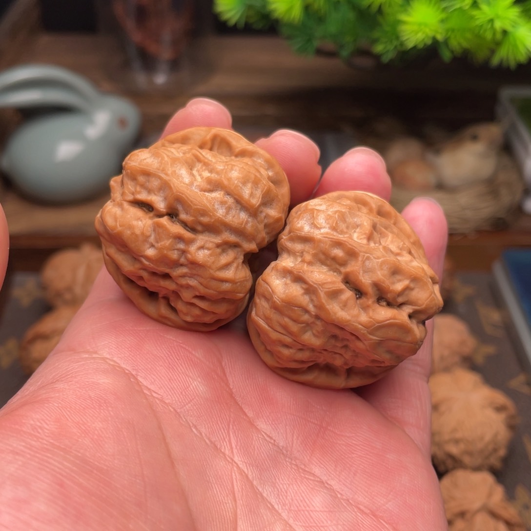 文玩核桃把件G1号38尺蛤蟆头