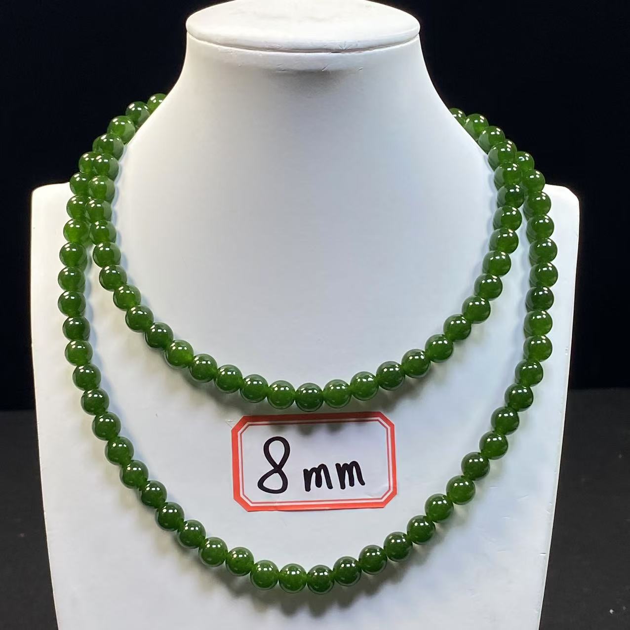 腊绿108项链8mm发一条J42