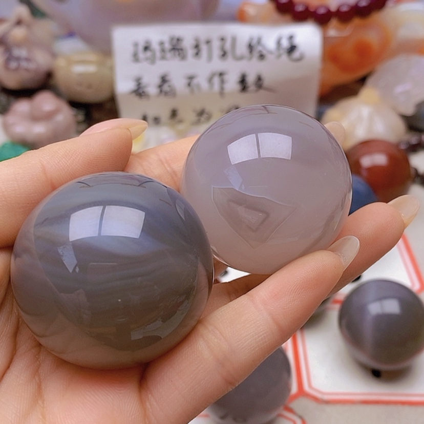 【闪购商品】未镶嵌玛瑙/玉髓珠宝半成品温**玉