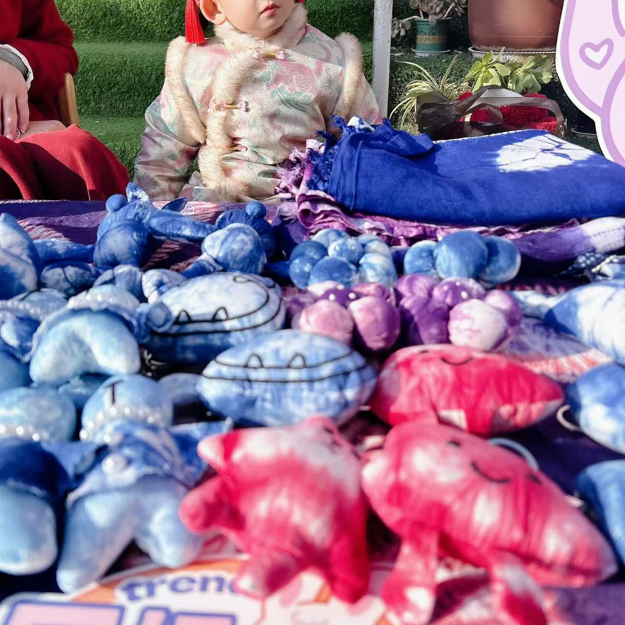 大理手工扎染专拍