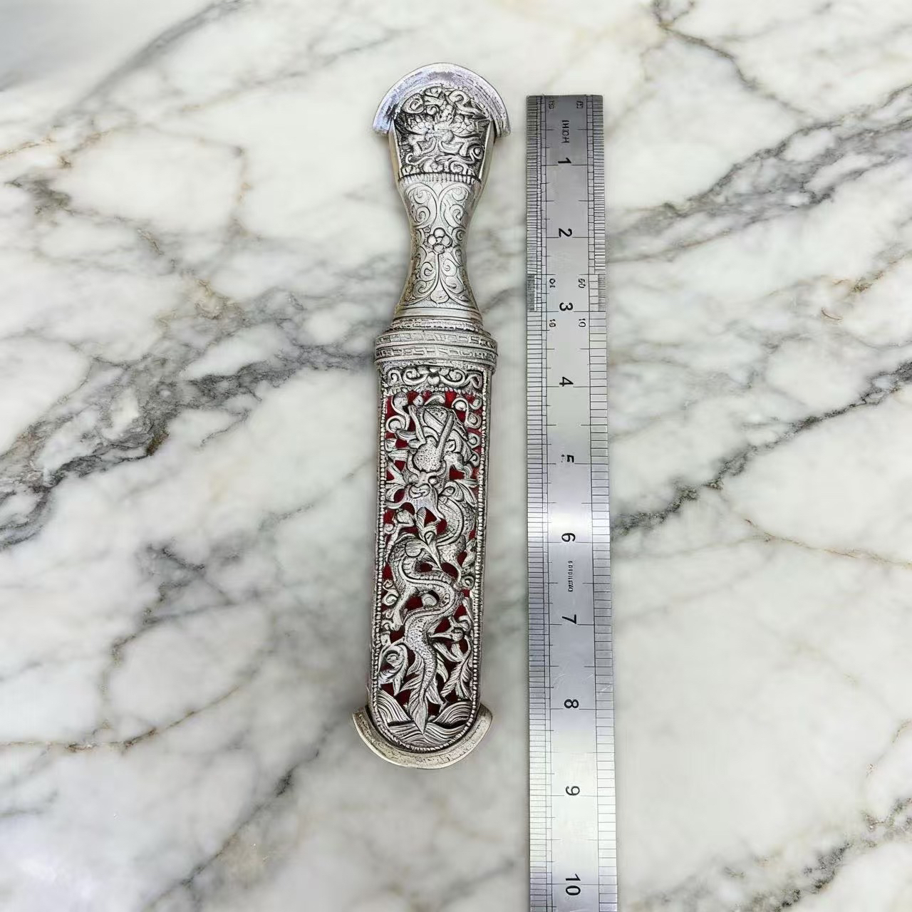 新品藏刀水果刀镂空雕刻