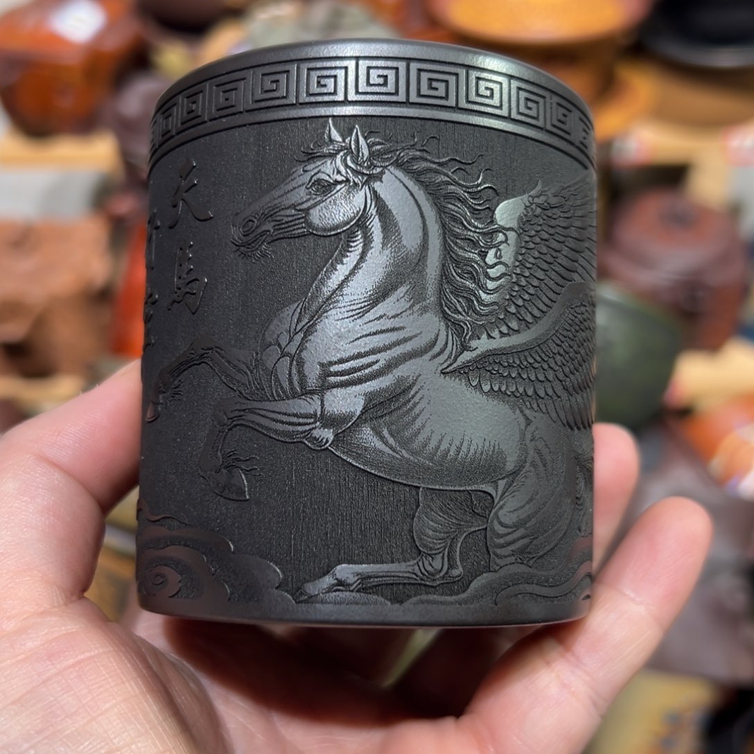 紫砂茶杯宜兴紫砂主人杯