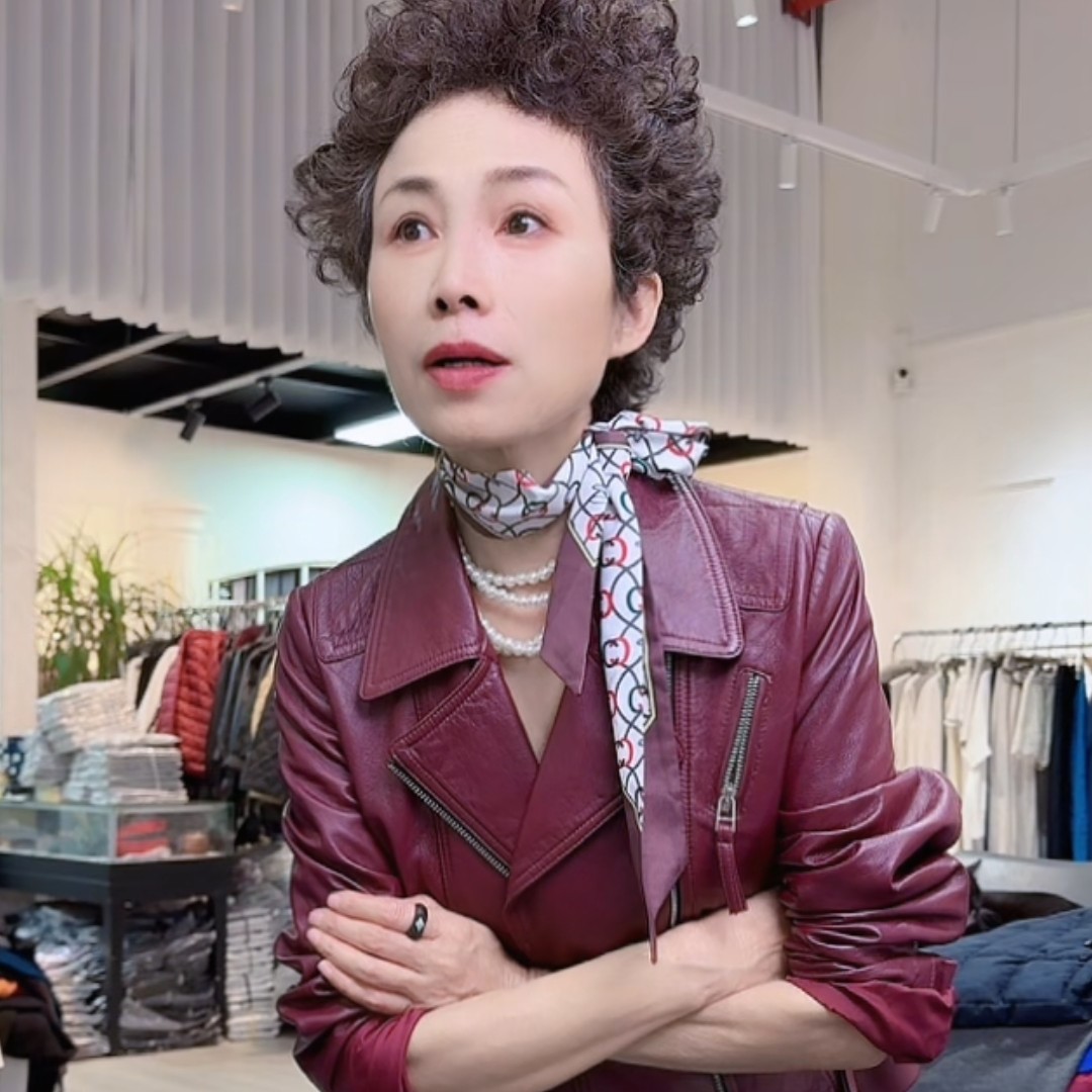 双c拼色简约百搭丝巾-果梓4060