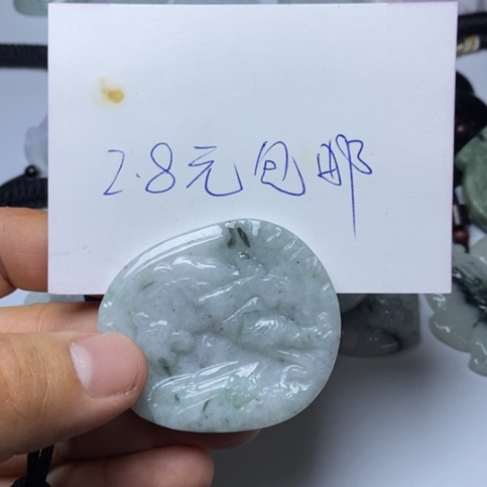 没***音翡翠未镶嵌颈饰翡翠