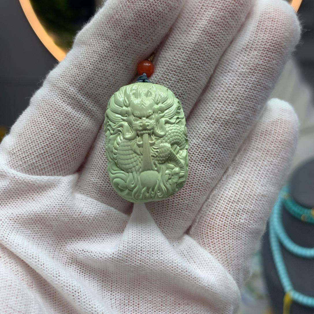 绿松石挂件未镶嵌