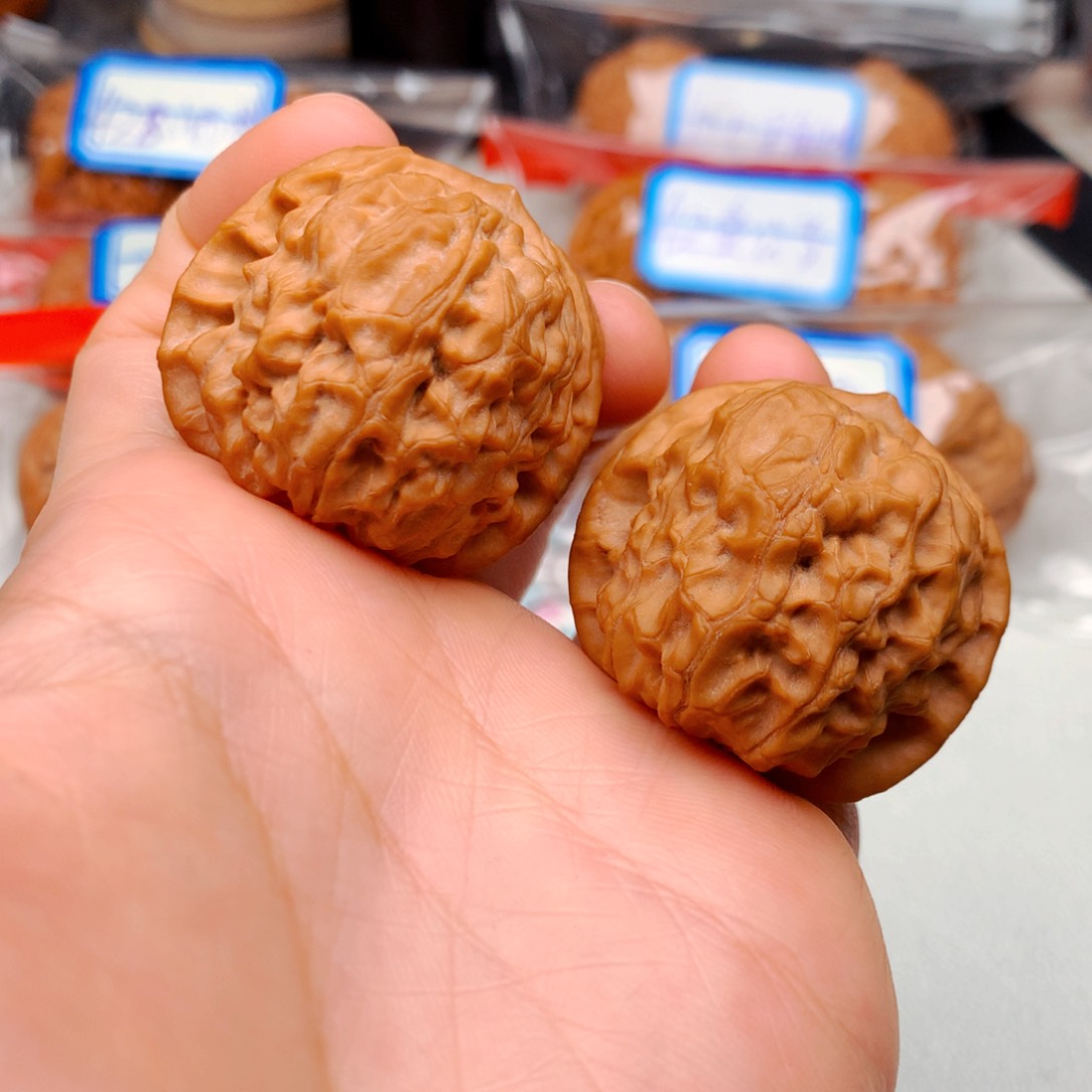 文玩核桃吊坠36.5全品石门元宝