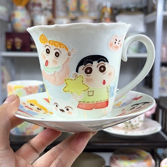 手绘高温釉下彩陶瓷