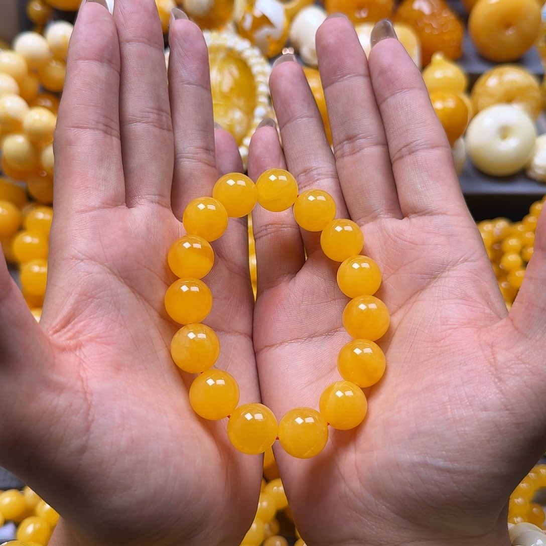 未镶嵌蜜蜡珠宝奇石14mm