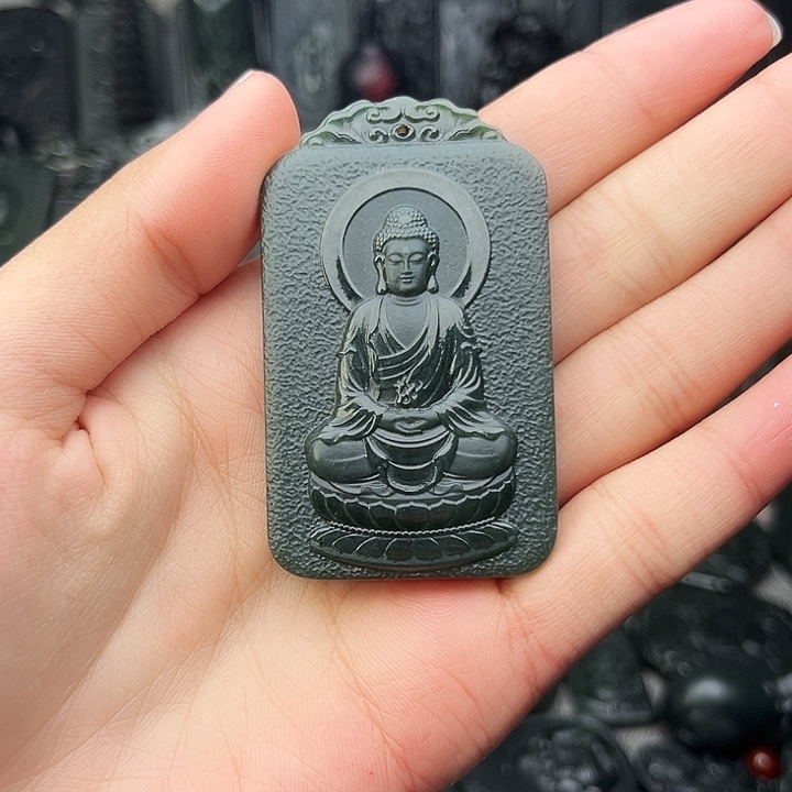 和田玉（青玉）颈饰未镶嵌?*