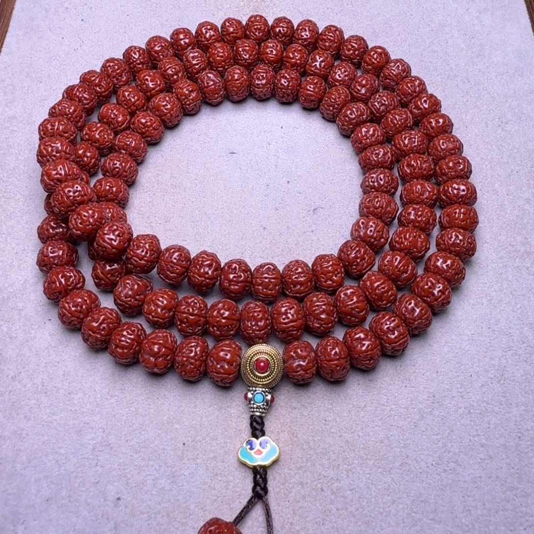 @***海金刚菩提吊坠树王六瓣108