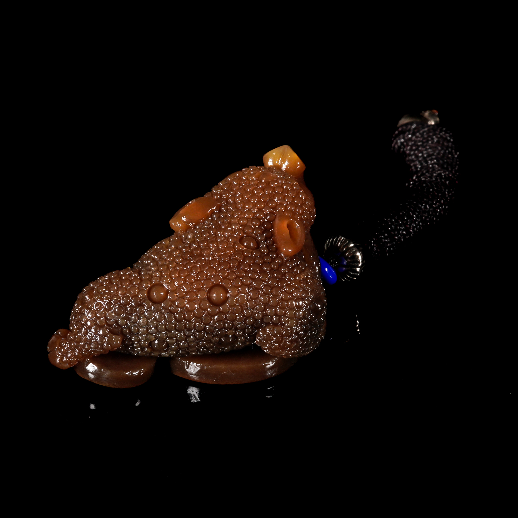 LOT.007和田玉巧雕貔貅/X3311