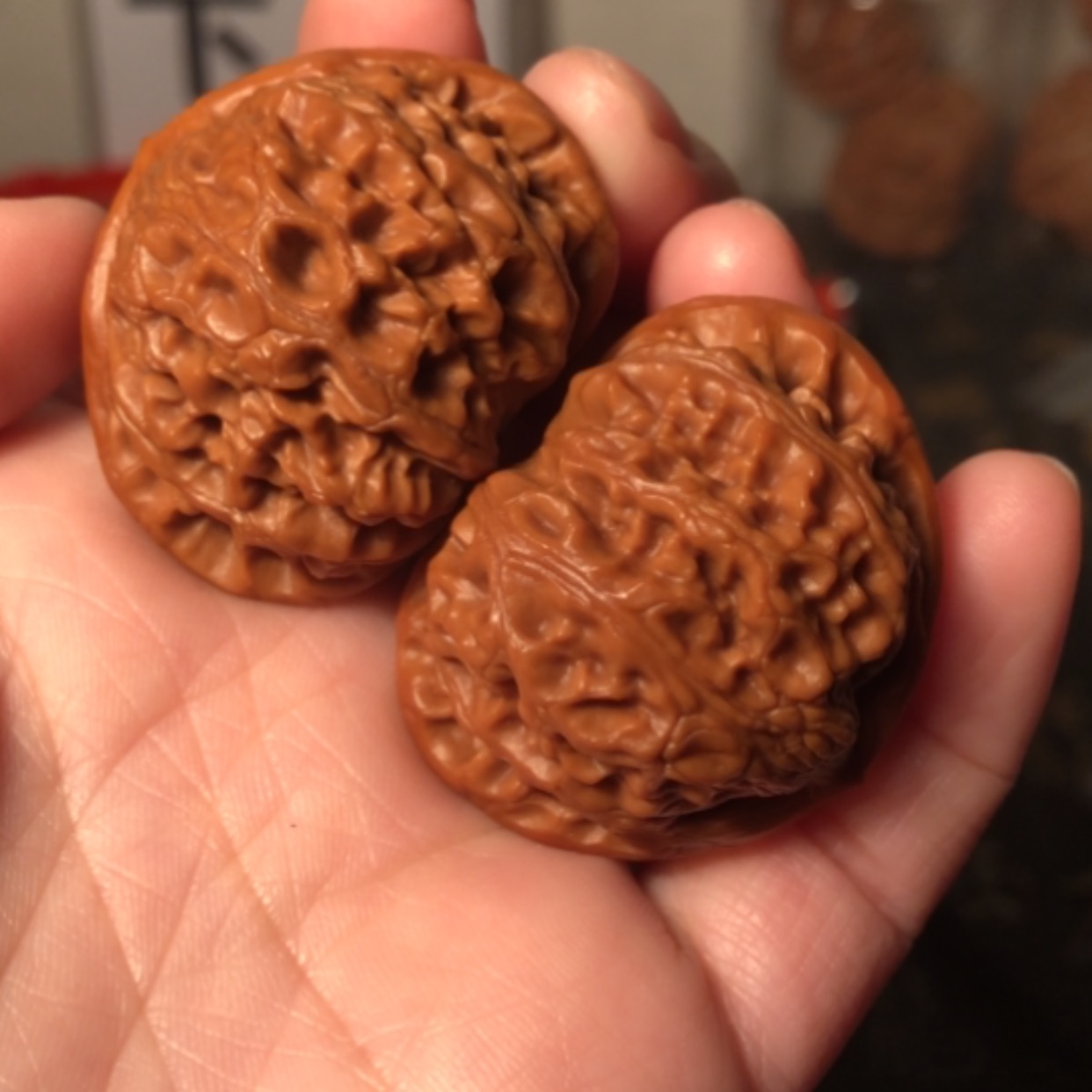 【闪购商品】文玩核桃把件宫灯39