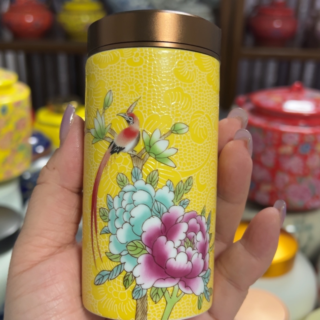 陶瓷密封罐茶叶罐